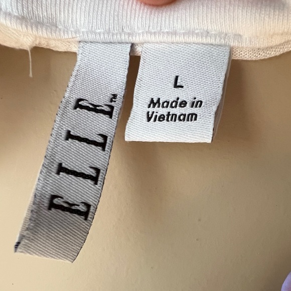 ELLE Multi-Colored Striped Tank Size Large - Picture 7 of 9